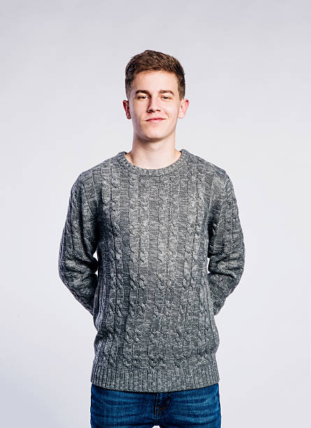 istock Boy in jeans and t-shirt, young man, studio shot 531935574