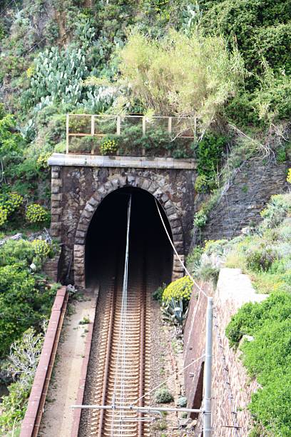 istock Railway tunnel between Vernazza and Monterosso on Coast, Italy 531938534