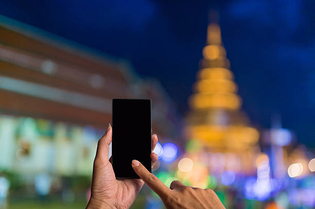 istock Take photo by smartphone Wat Phra That Hariphunchai, Lamphun Tha 531938890