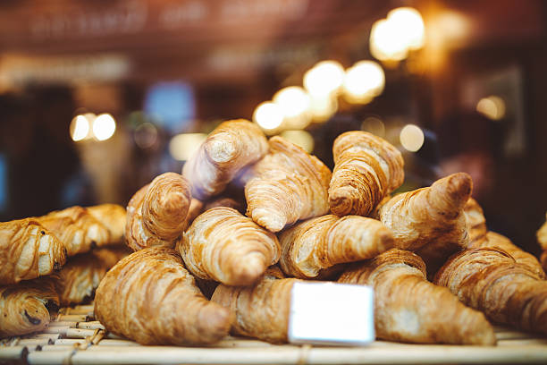 istock Bakery in Paris, France with fresh croissants 531940938