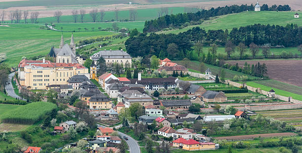istock Picturesque village surrounded by agricultural fields 531942092