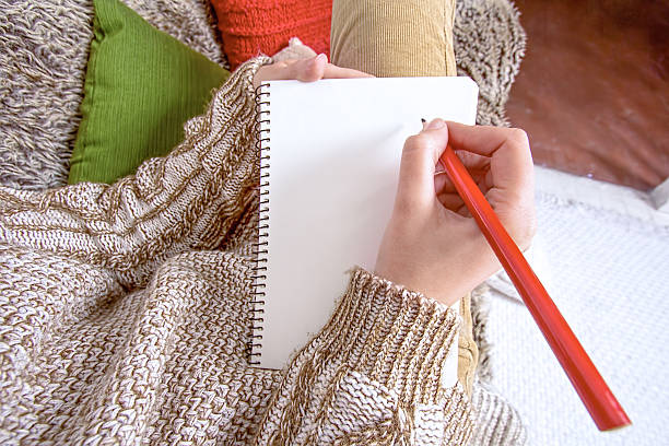 istock Young woman preparing  to write a letter to Santa 531942178