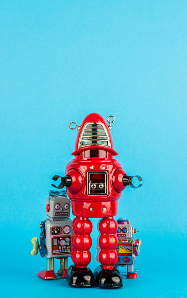 istock Vintage Robot Friends 531942640