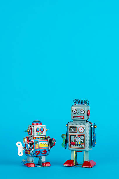 istock Vintage Robot Friends 531942844