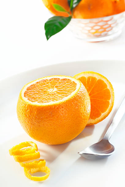 istock Fresh juicy orange with zest 531948017