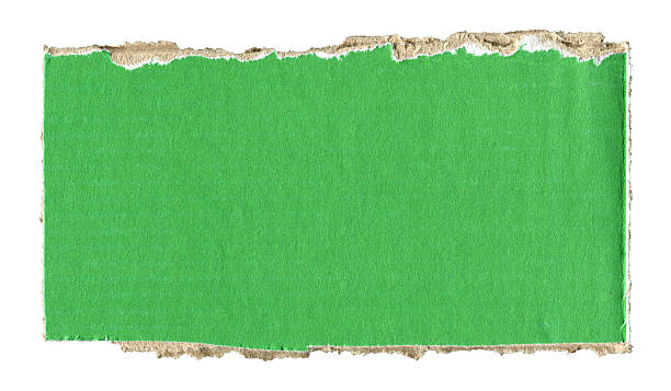istock Cut or torn cardboard paper background textured isolated 531948249