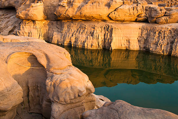 istock Sam panbok rock field ,grand canyon in Thailand 531948343