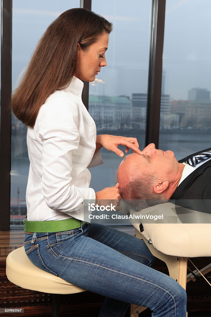 business man with therapist in the office COO Stock Photo