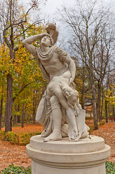 istock Tancred and Clorinda statue (copy of 1791) in Warsaw, Poland 531951237