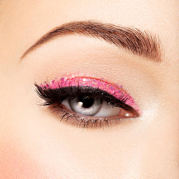 istock Woman eye with pink makeup 531965848