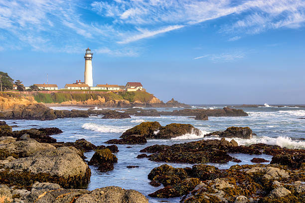 istock California Pigeon point Lighthouse on coastline 531976666
