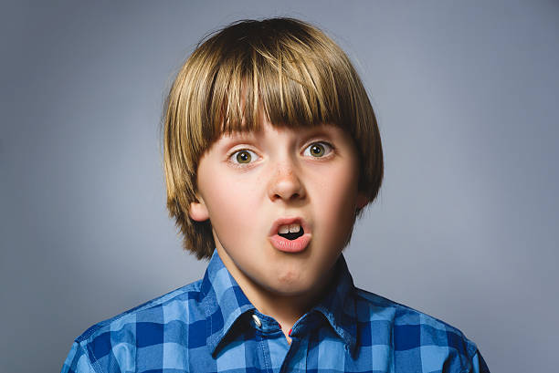 istock Closeup sad boy with worried stressed face expression 531983614