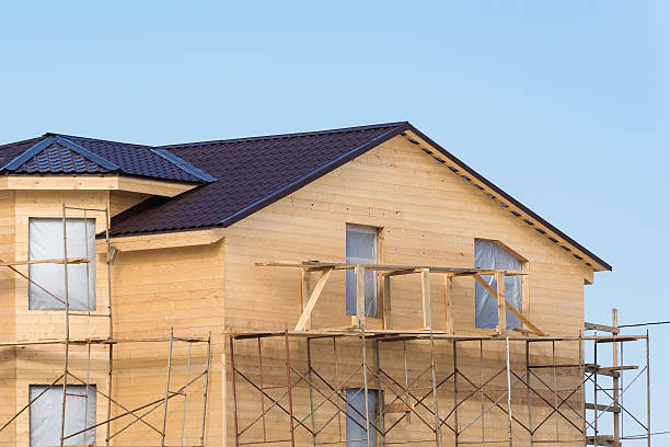 istock construction of a wooden house 531983904