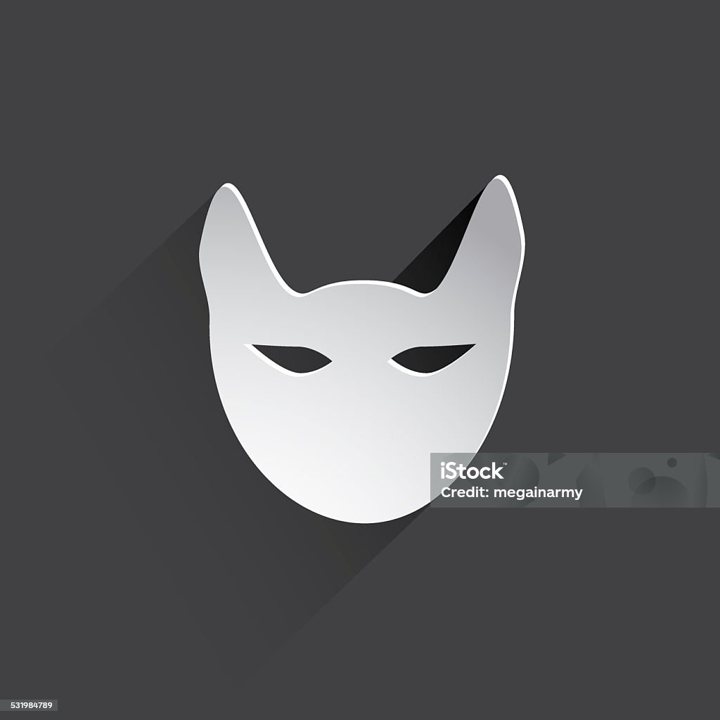 cat web icon. cat web flat icon illustration. 2015 Stock Photo