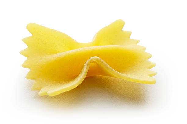 istock Italian Ingredients: Farfalle Isolated on White Background 531986197