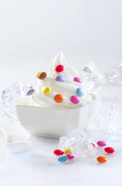 istock Bowl of softserve icecream and candy 531986315