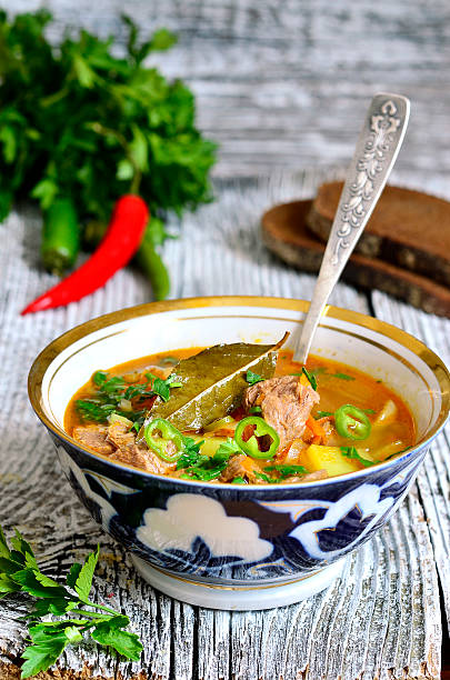 istock Shurpa - traditional uzbek soup. 531987823