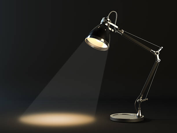 istock Lampshade in a dark background 531989541