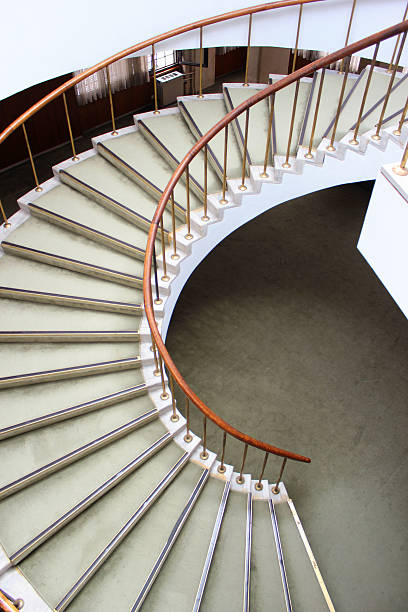 istock Fragment of spiral stairs 531989662