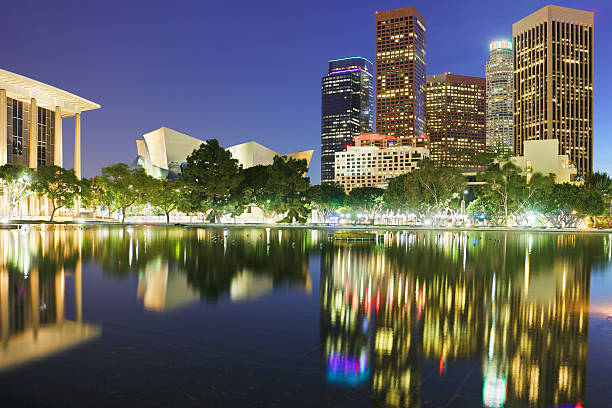 istock Los Angeles Skyline at Night 531990905