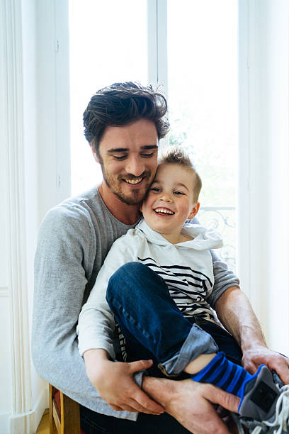 istock Father And Son Getting Ready In The Morning 531995678