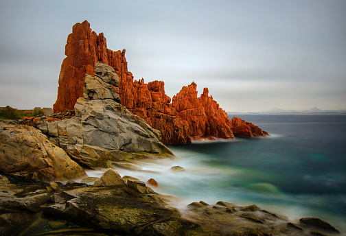Red Rocks in Arbatax on Sardegna Island, Italy