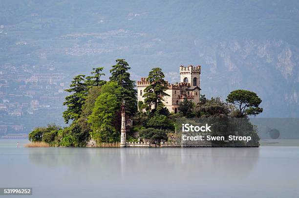 Islet On Iseo Stock Photo - Download Image Now - Lake Iseo, Loreto - Italy, Italy