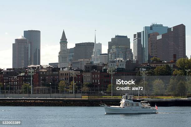 Usa Massachusetts Boston Skyline Stock Photo - Download Image Now - 2015, American Culture, Architecture