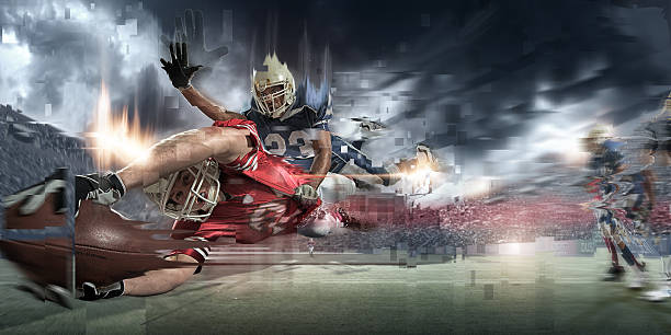 istock Abstract American Football Action 532005677