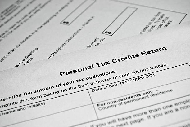 istock Canadian tax form. 532005687