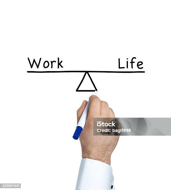 Work And Life Balance Stock Photo - Download Image Now - 2015, Balance, Human Body Part