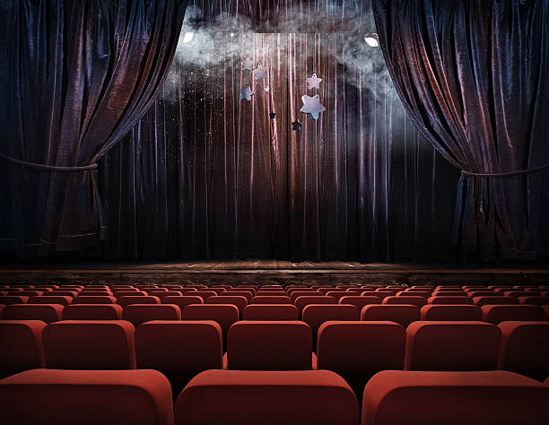 Curtain background. Stage Curtain Up. Magic theatre color image performing arts event performer stage theater stock pictures, royalty-free photos & images