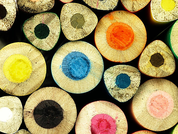 istock Colorful wooden crayons closely. 532008271