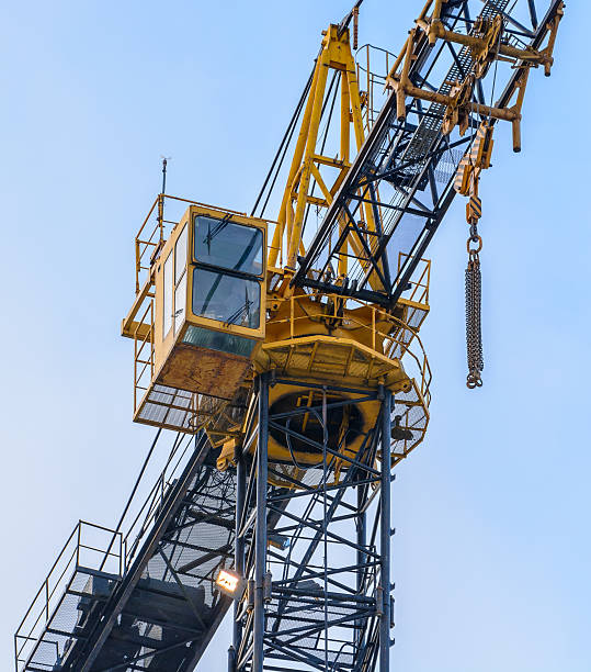 istock Cabin of building crane 532008301