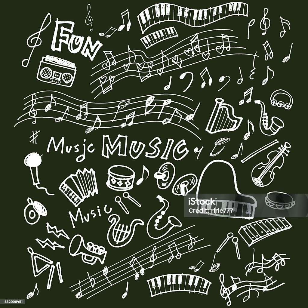 Instrumento de ilustraciones - arte vectorial de Música libre de derechos