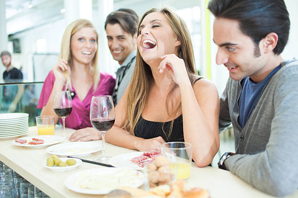 istock Young people celebrating in bar 532008611