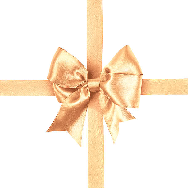 istock light yellow bow photo made from silk 532010711