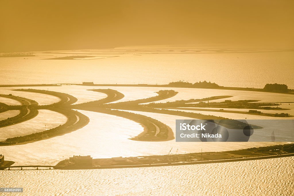 The Palm Jumeirah in Dubai The Palm Jumeirah in Dubai, Dubai, United Arab Emirates  Dubai Stock Photo