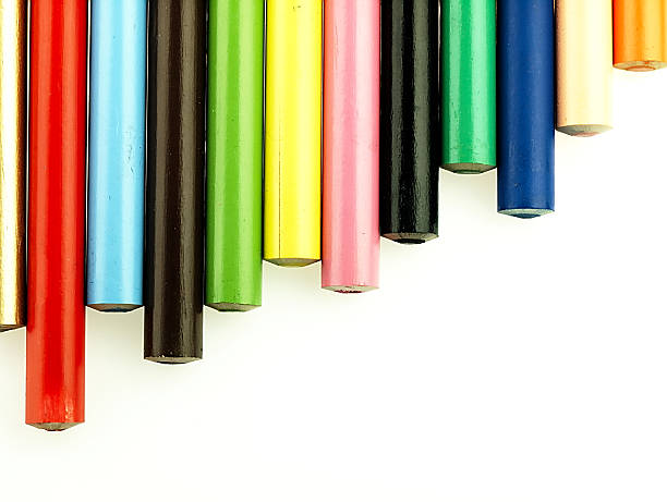 istock Colorful wooden crayons closely. 532023425