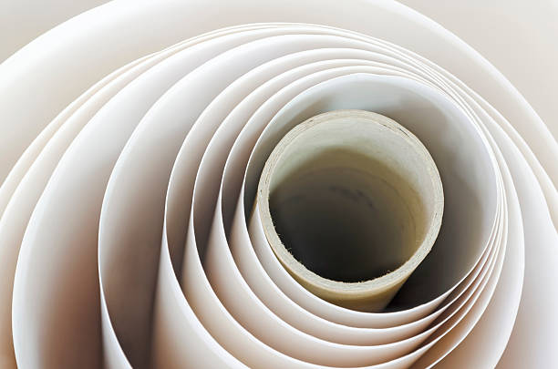 Paper roll in a print plant
