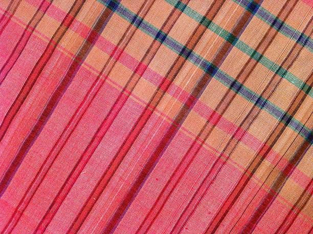 istock abstract texture plaid Cotton fabric of colorful background 532026189