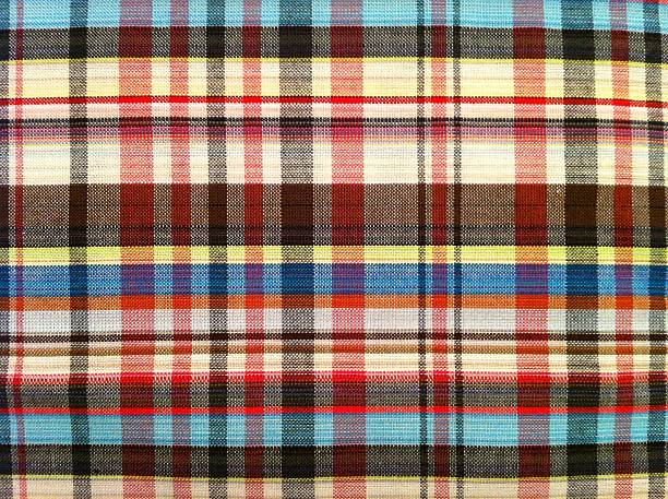 istock abstract texture plaid Cotton fabric of colorful background 532026197