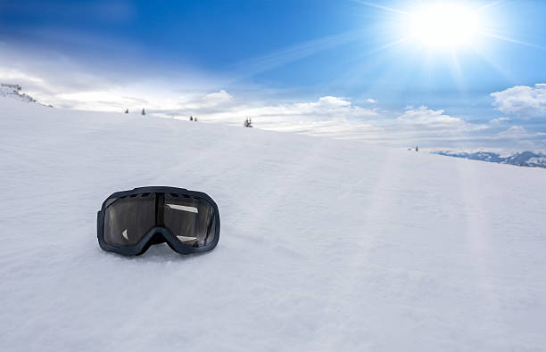 Ski goggles stock photo