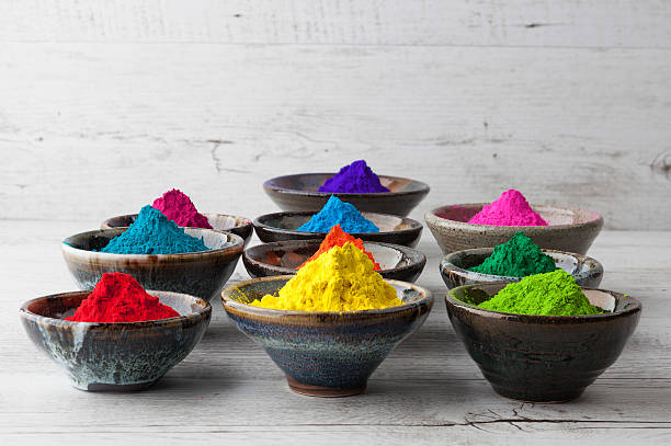 istock Vivid colorful Holi powder 532028106