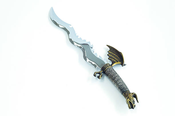 istock Fantastic dagger with shape of a dragon 532028912