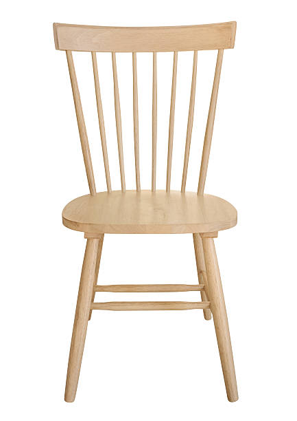 istock old wooden chair front view on a white background 532029788