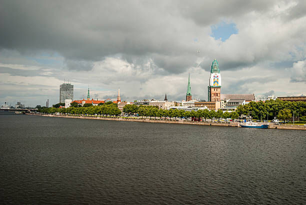 istock View on old part of Riga in Latvia over river 532030848