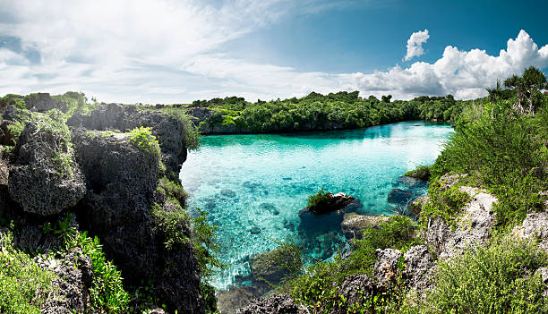 Weekuri Lagoon, Sumba, Indonesia stock photo