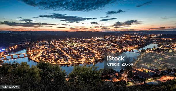 Cahors Landscape Stock Photo - Download Image Now - Cahors, Cityscape, Aerial View