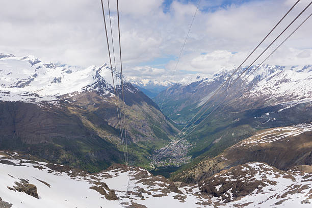 istock Zermatt, Switzerland from high view point 532045966